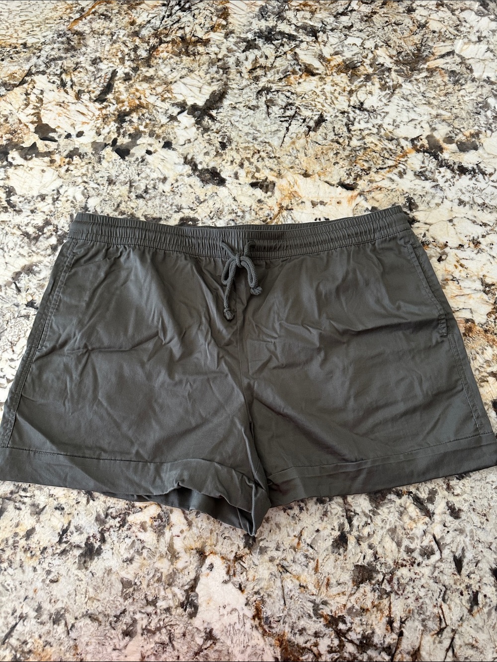 Lou & Grey Olive Drawstring Shorts
